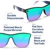 image:imageBlenders Eyewear Millenia X2  Polarized Sunglasses  Flat Mirrored Lens  100 UV Protection  For Men amp WomenBlack Forest