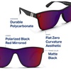 image:imageBlenders Eyewear Millenia X2  Polarized Sunglasses  Flat Mirrored Lens  100 UV Protection  For Men amp WomenCrimson Night