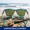 image:imageBlenders Eyewear Millenia X2  Polarized Sunglasses  Flat Mirrored Lens  100 UV Protection  For Men amp WomenDance Electric