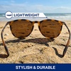 image:imageBlenders Eyewear North Park  Polarized Sunglasses  Classic Shape Mixed Metal Frame  100 UV Protection  For Men amp WomenBroadway Nika