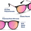 image:imageBlenders Eyewear North Park  Polarized Sunglasses  Classic Shape Mixed Metal Frame  100 UV Protection  For Men amp WomenRose Theater