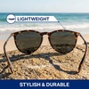 image:imageBlenders Eyewear North Park  Polarized Sunglasses  Classic Shape Mixed Metal Frame  100 UV Protection  For Men amp WomenVolcano Jack