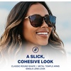 image:imageBlenders Eyewear North Park X2  Polarized Sunglasses  Classic Shape Mixed Metal Frame  100 UV ProtectionBrandy Night