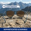 image:imageBlenders Eyewear North Park X2  Polarized Sunglasses  Classic Shape Mixed Metal Frame  100 UV ProtectionCool Edge