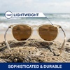 image:imageBlenders Eyewear North Park X2  Polarized Sunglasses  Classic Shape Mixed Metal Frame  100 UV ProtectionMojave Mist