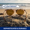 image:imageBlenders Eyewear North Park X2  Polarized Sunglasses  Classic Shape Mixed Metal Frame  100 UV ProtectionTiger Lisa