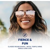 image:imageBlenders Eyewear North Park X2  Polarized Sunglasses  Classic Shape Mixed Metal Frame  100 UV ProtectionTiger Lisa