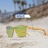 image:imageBlenders Eyewear PRIME 21 Polarized Sunglasses  Designed with Deion Sanders  Millenia DX Shades for Men amp WomenDeion Sanders  Gold