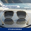 image:imageBlenders Eyewear Phoenix Polarized Navigator Sunglasses for Men amp Women  UV Protection Trendy Shades for Outdoors amp BeachGolden