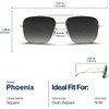 image:imageBlenders Eyewear Phoenix Polarized Navigator Sunglasses for Men amp Women  UV Protection Trendy Shades for Outdoors amp BeachGolden