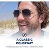 image:imageBlenders Eyewear Phoenix Polarized Navigator Sunglasses for Men amp Women  UV Protection Trendy Shades for Outdoors amp BeachGolden