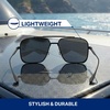 image:imageBlenders Eyewear Phoenix Polarized Navigator Sunglasses for Men amp Women  UV Protection Trendy Shades for Outdoors amp BeachMatte Black