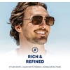 image:imageBlenders Eyewear Phoenix Polarized Navigator Sunglasses for Men amp Women  UV Protection Trendy Shades for Outdoors amp BeachMatte Espresso