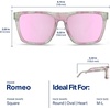 image:imageBlenders Eyewear Romeo  Polarized Sunglasses  Durable amp Stylish Acetate Frame  100 UV Protection  For Men amp WomenPretty Gangsta