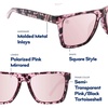 image:imageBlenders Eyewear Romeo  Polarized Sunglasses  Durable amp Stylish Acetate Frame  100 UV Protection  For Women  Stone Heart
