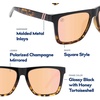 image:imageBlenders Eyewear Romeo  Polarized Sunglasses  Durable amp Stylish Acetate Frame  100 UV Protection  For Women  Wild Kira