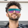 image:imageBlenders Eyewear SciFi  Polarized Sunglasses  SingleLens with a FlatTop Design  100 UV Protection  For Men amp WomenDiscomania