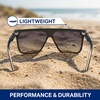 image:imageBlenders Eyewear SciFi  Polarized Sunglasses  SingleLens with a FlatTop Design  100 UV Protection  For Men amp WomenNight City