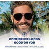 image:imageBlenders Eyewear Shadow  Polarized Sunglasses  Modern AviatorStyle Metal Frames  100 UV Protection  For Men amp WomenAssertive Style
