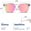 image:imageBlenders Eyewear Sydney  Polarized Sunglasses with GoldPlated Metal Core  100 UV Protection  For Men amp WomenCoral Summer