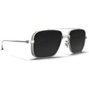image:imageBlenders Eyewear Phoenix Polarized Navigator Sunglasses for Men amp Women  UV Protection Trendy Shades for Outdoors amp BeachSilver