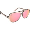 image:imageBlenders Eyewear Skyway  Polarized Sunglasses with Aviator Frames WrapAround Silhouette  100 UV Protection  For WomenCandy Cove